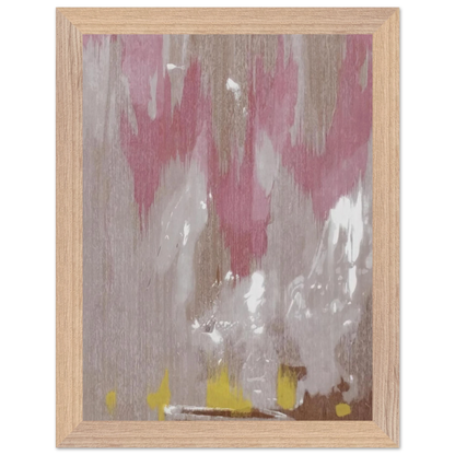 Helen Frankenthaler - Tales of Genji IV - 1998 Wall art - 70x100 cm / 28x40 inches - Premium Wooden Framed Poster With Fine Art Paper-canvas - White frame