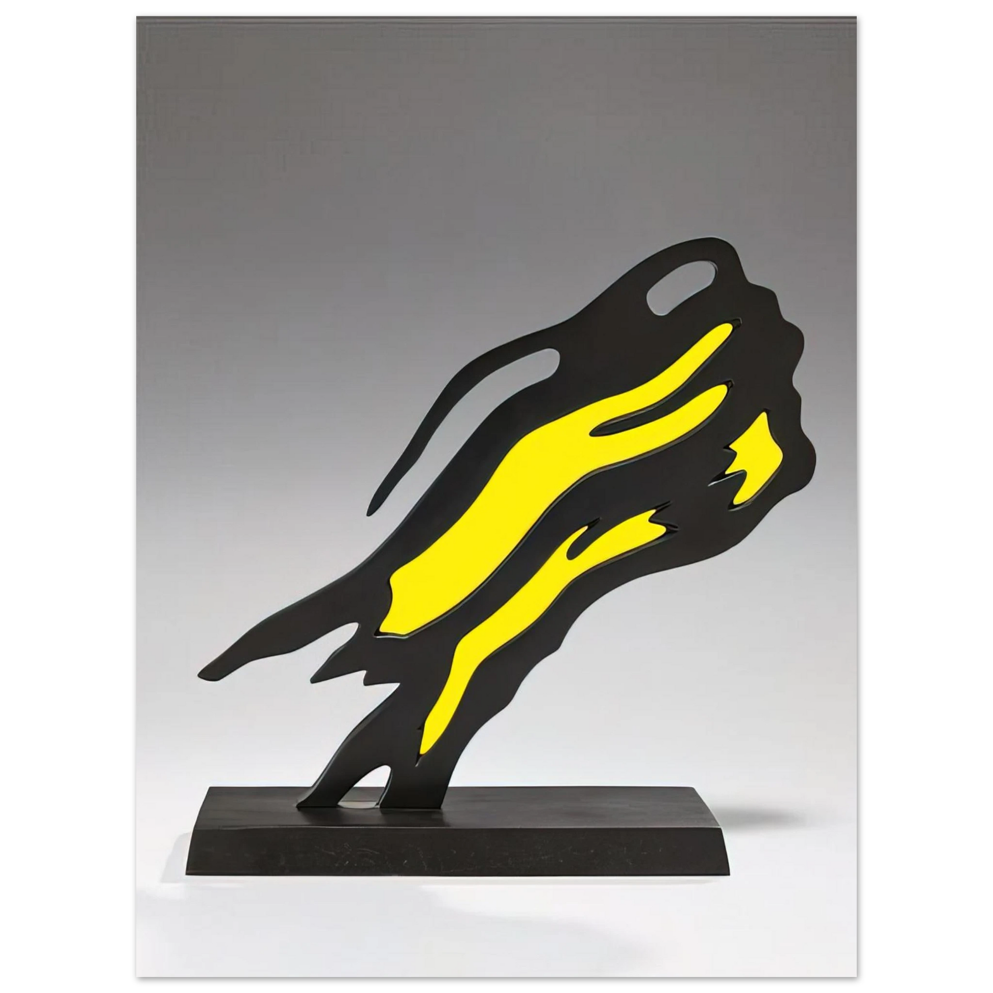 Roy Lichtenstein - WEISMAN AWARD YELLOW BRUSHSTROKE 1991 Fine Art Poster - Default Title