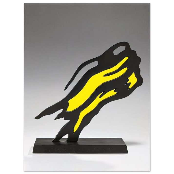 Roy Lichtenstein - WEISMAN AWARD YELLOW BRUSHSTROKE 1991  75x100 cm / 30x40inches Fine Art Poster