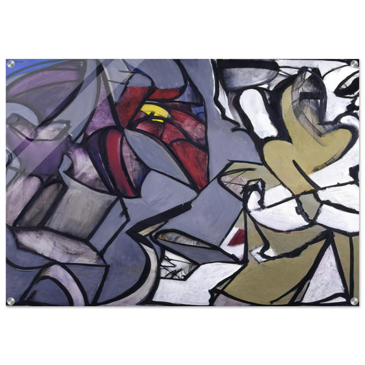 FRANK OHARA 1926 1966 1964 - Grace Hartigan Acrylic Print - 70x100 cm / 28x40″ inches | Grace Hartigan Wall Art | Grace Hartigan Prints