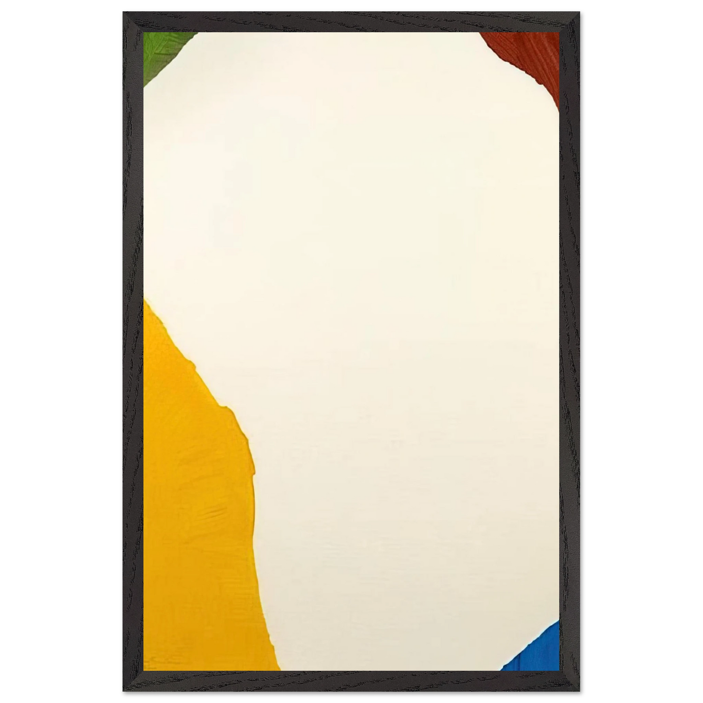 Helen Frankenthaler - Wind Directions - 1970 Wall art - 50x70 cm / 20x28 inches - Premium Wooden Framed Poster With Fine Art Paper - Black frame