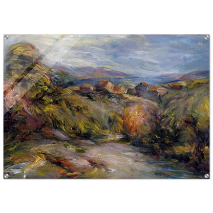 The Hills of Cagnes - Pierre-Auguste Renoir Acrylic Print - 70x100 cm / 28x40″ inches