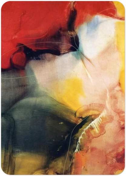 Lotus - 1957 By Paul Jenkins Pack of 10 Post Cards | Paul Jenkins Post Cards | A6 (10.5 x 14.8 cm) - 4.1 x 5.8 inches