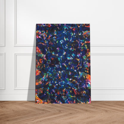 Her Blue Deeps - Sam Francis Brushed Aluminum Print - 70x100 cm / 28x40 inches | Sam Francis Aluminum Print | Sam Francis Prints