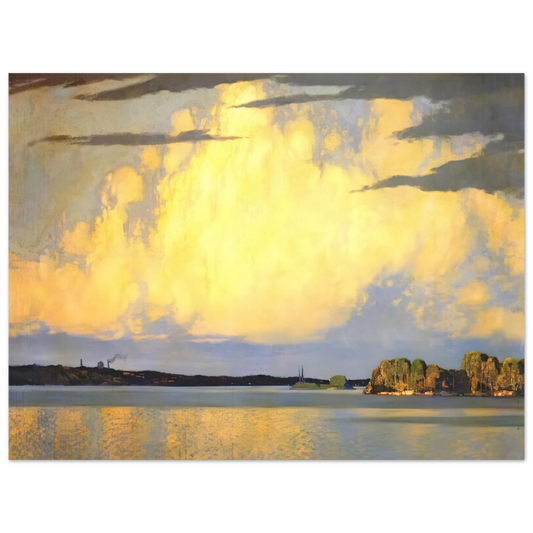 Frank Johnston - Serenity Lake of the Woods - 1922 Fine Art Poster - Default Title