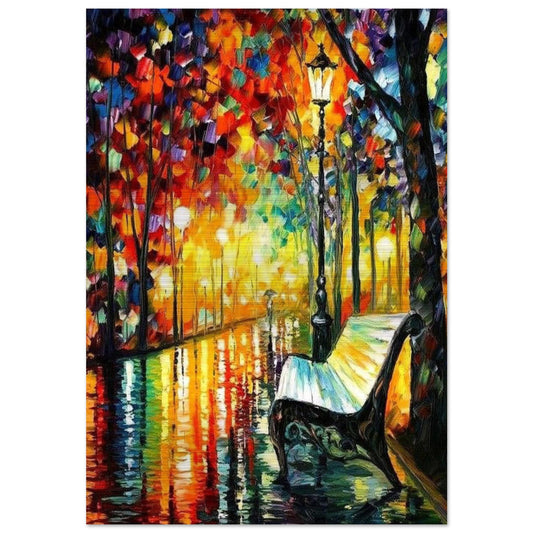 Leonid Afremov - Leonid Afremov Brushed Aluminum Print - 70x100 cm / 28x40 inches | Leonid Afremov Aluminum Print | Leonid Afremov Prints