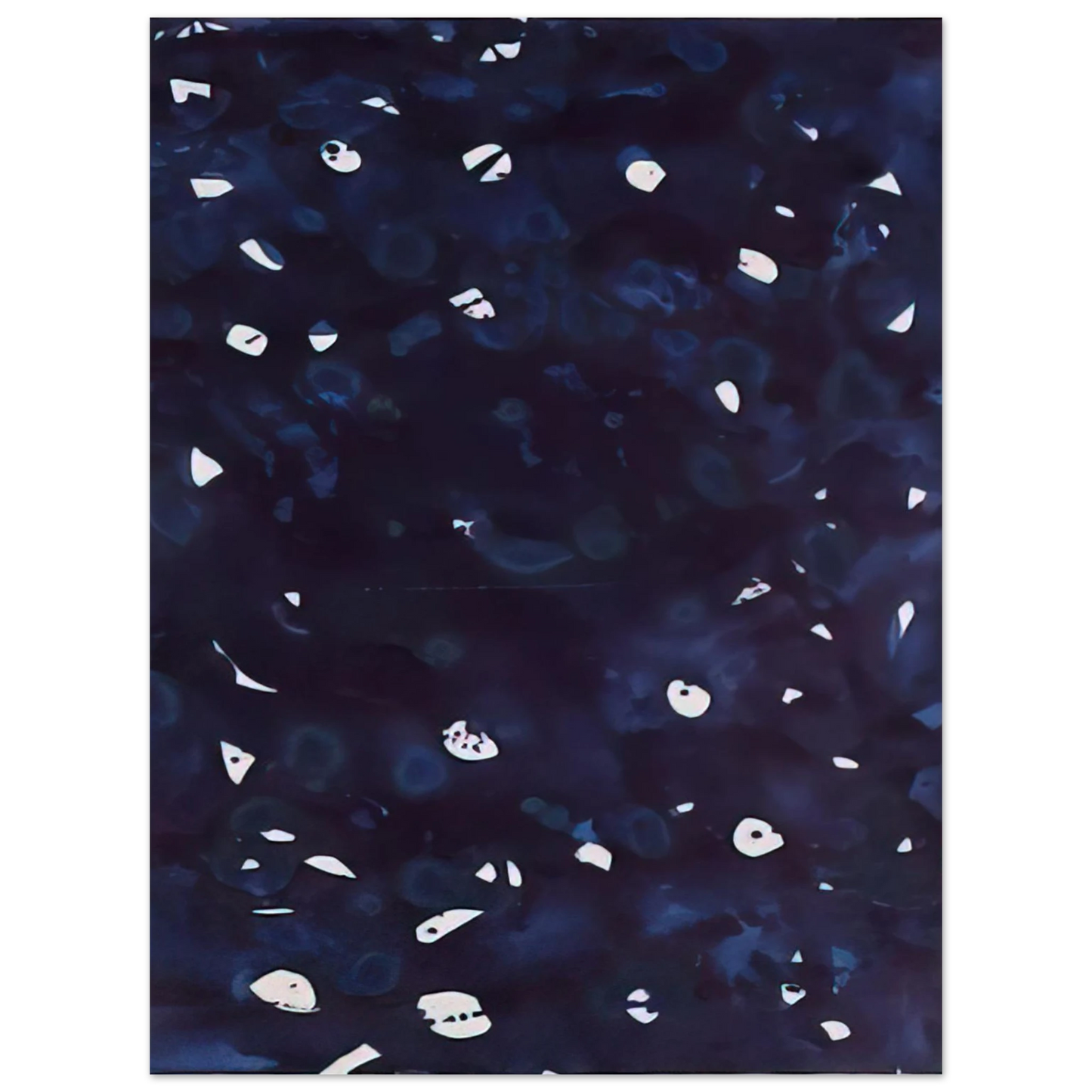 Sam Francis - Untitled  Dark Blue-Green  Fine Art Poster - Default Title