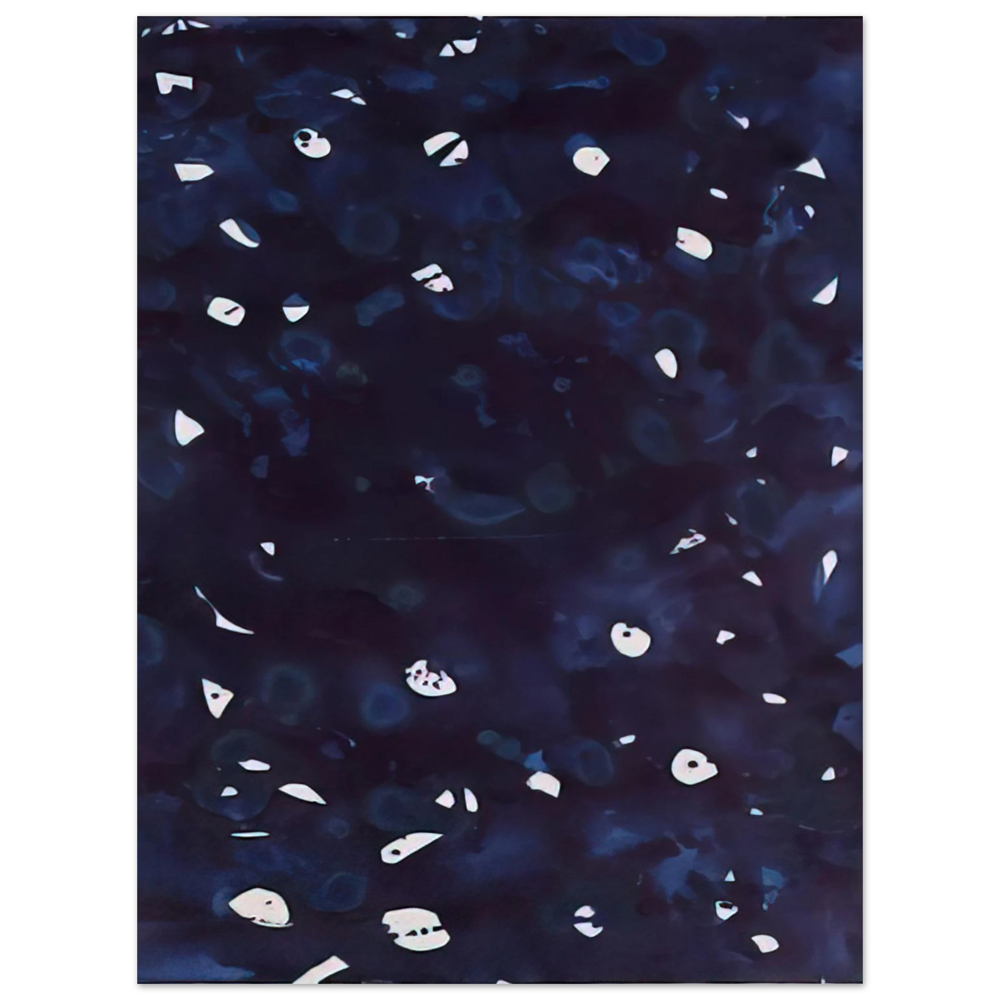 Sam Francis - Untitled  Dark Blue-Green  Fine Art Poster - Default Title