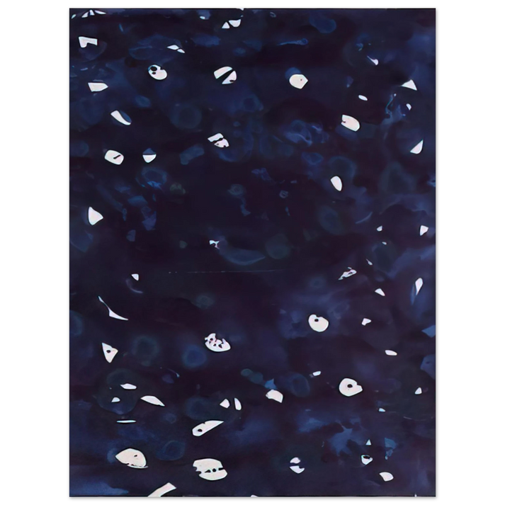 Sam Francis - Untitled  Dark Blue-Green   75x100 cm / 30x40inches Fine Art Poster