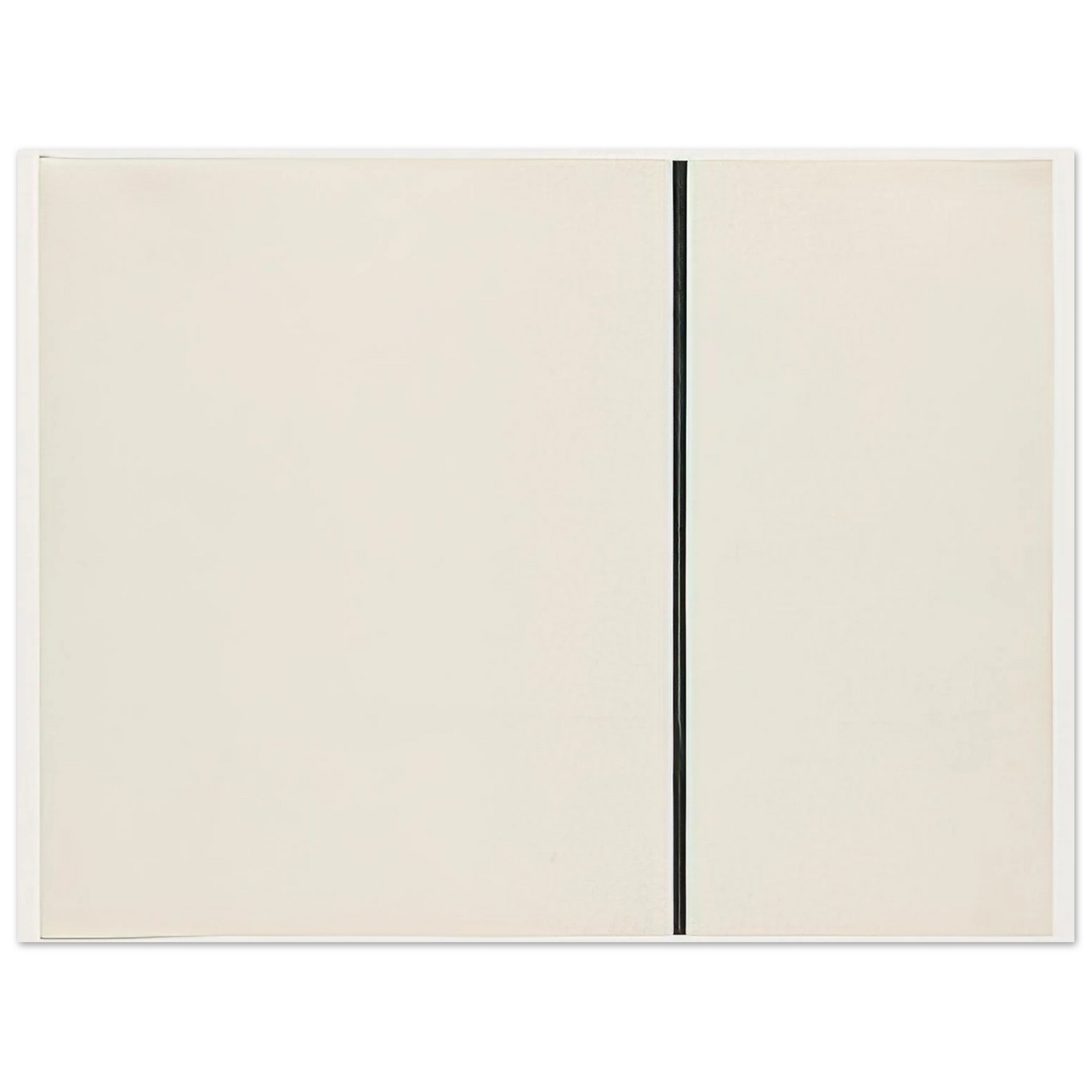 Ellsworth Kelly - Vertical Line from the series Line Form Color Fine Art Poster - Default Title