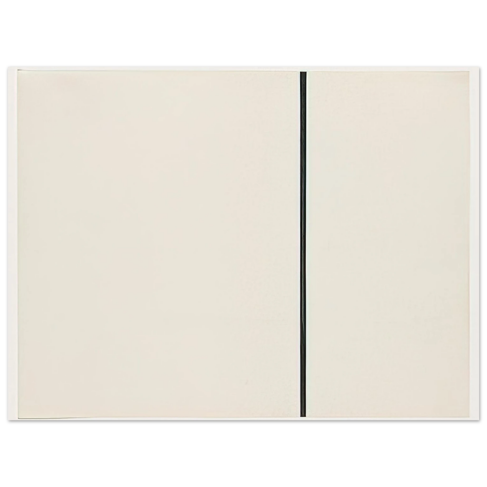 Ellsworth Kelly - Vertical Line from the series Line Form Color Fine Art Poster - Default Title