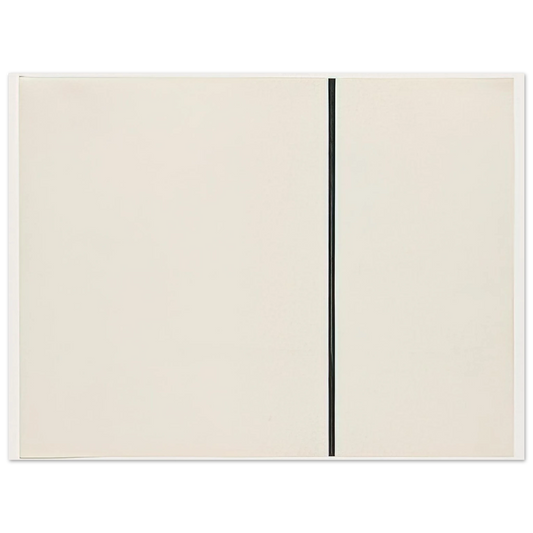 Ellsworth Kelly - Vertical Line from the series Line Form Color Fine Art Poster - Default Title