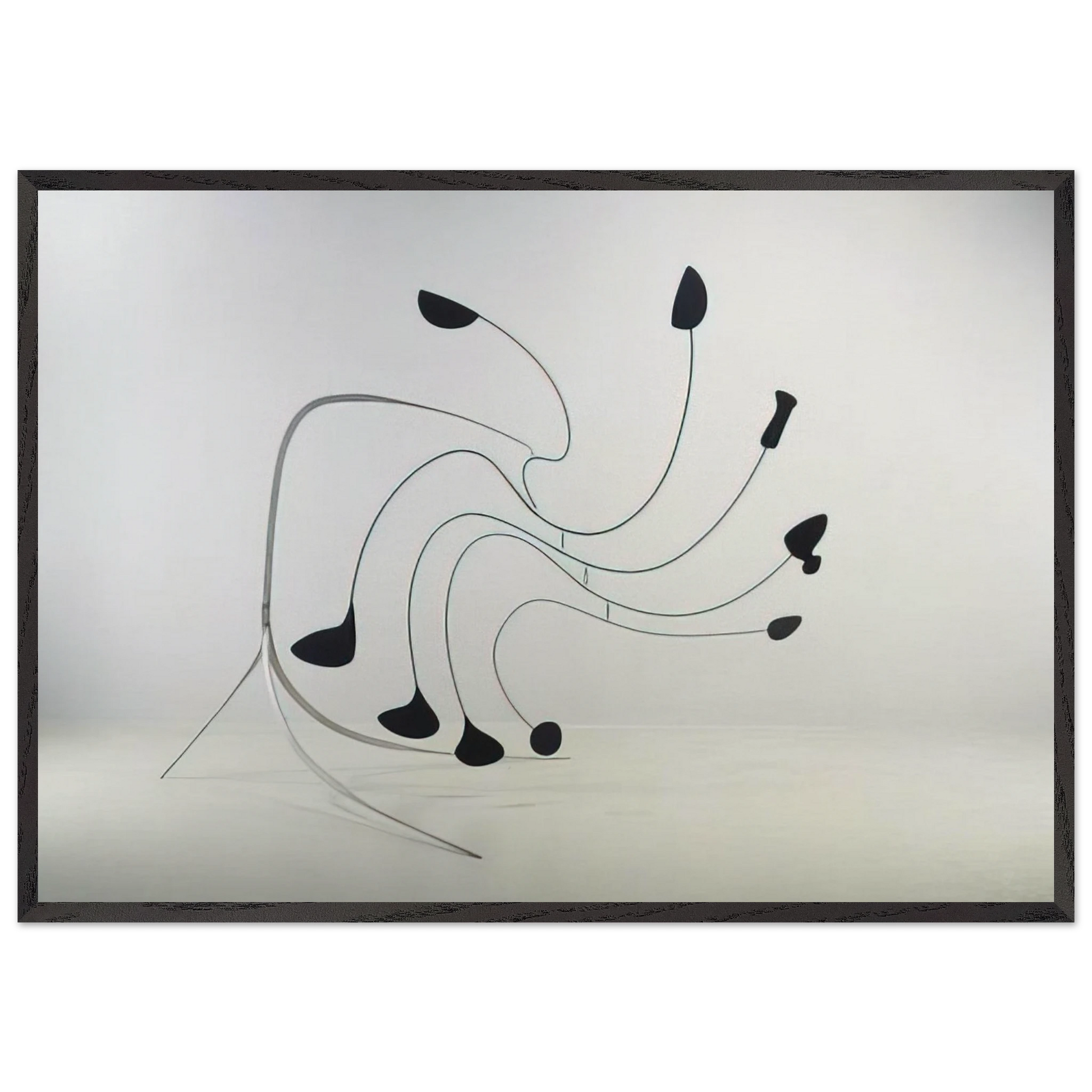 THE SPIDER 1940 - Alexander Calder Framed Art Print – Black Wooden Frame - Default Title - -Framed Art Print