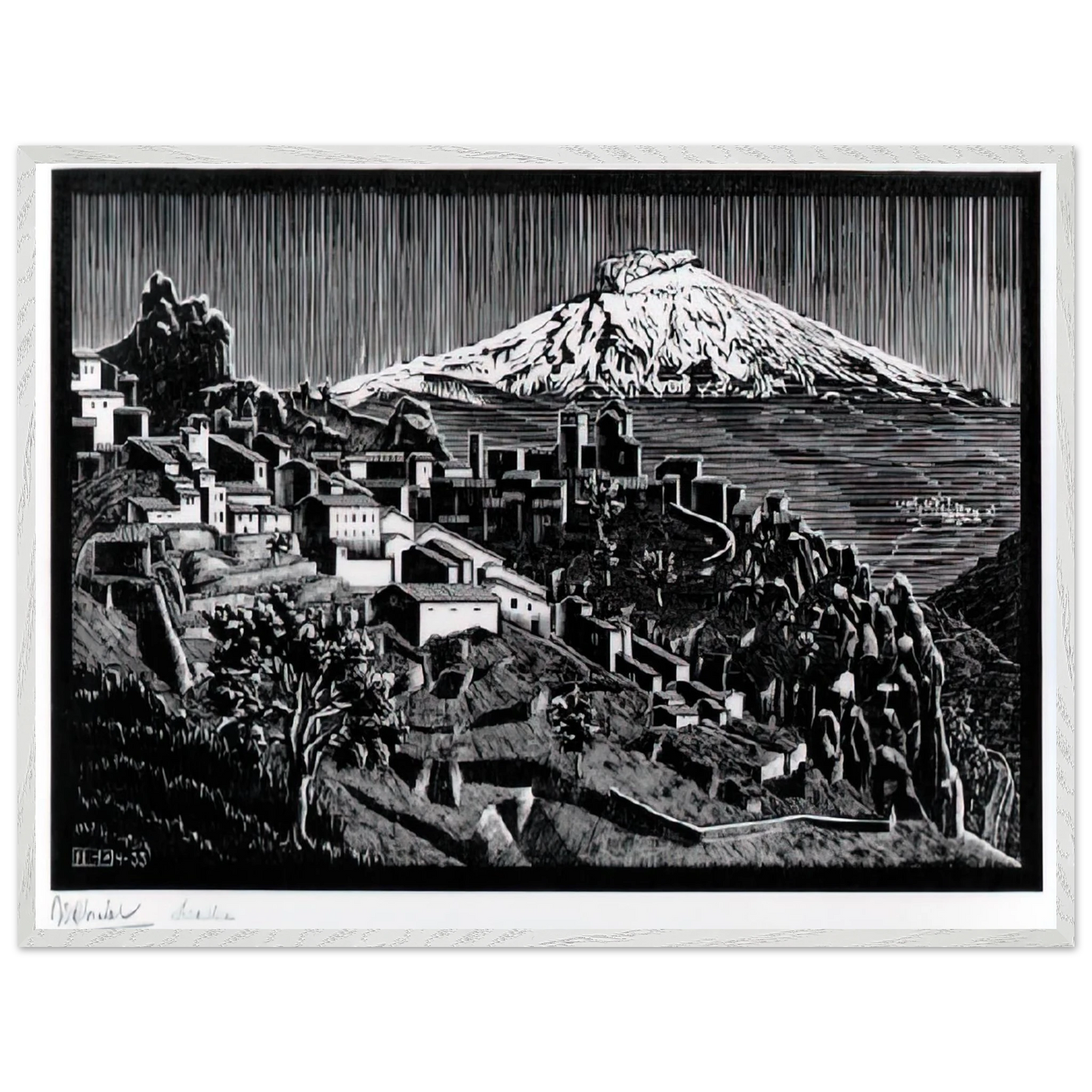 MC Escher - ESCHER (17) Wall Art - 60x80 cm / 24x32 inches - Fine Art Poster - -
