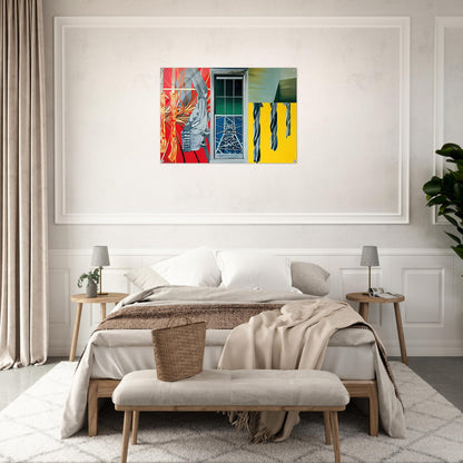 Industrial Cottage - James Rosenquist Acrylic Print - 70x100 cm / 28x40″ inches | James Rosenquist Wall Art | James Rosenquist Prints