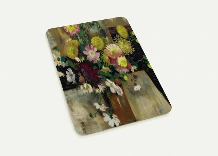 Anemones and Dahlias - Post-Impressionism By Le Pho Pack of 10 Post Cards | Le Pho Post Cards | A6 (10.5 x 14.8 cm) - 4.1 x 5.8 inches