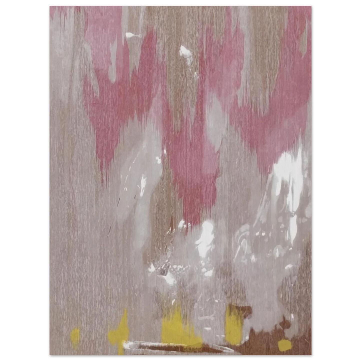 Helen Frankenthaler - Tales of Genji IV - 1998 Wall art - 21x29.7 cm / 8x12" - Premium Wooden Framed Poster With Fine Art Paper - Black frame