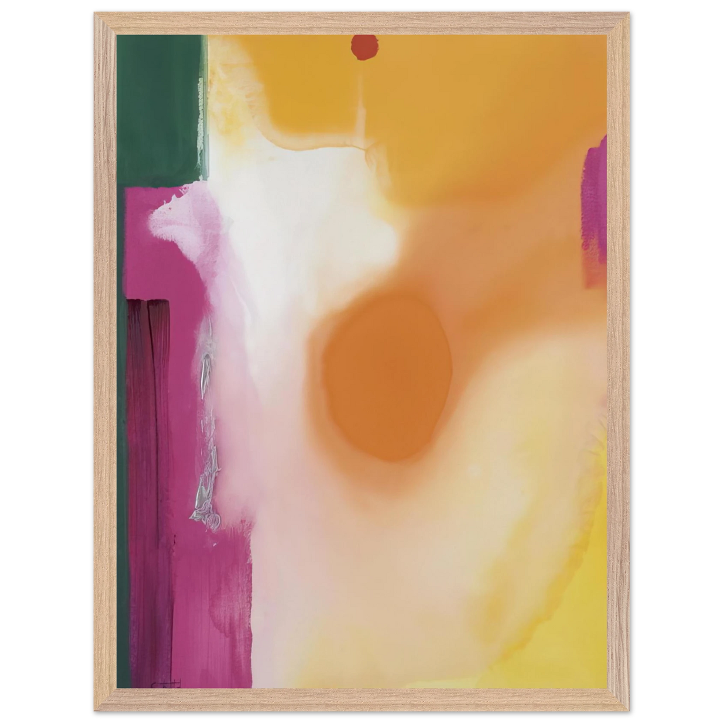 Helen Frankenthaler - Bullseye - 1989 Wall art - 60x80 cm / 24x32 inches - Fine Art Poster - -