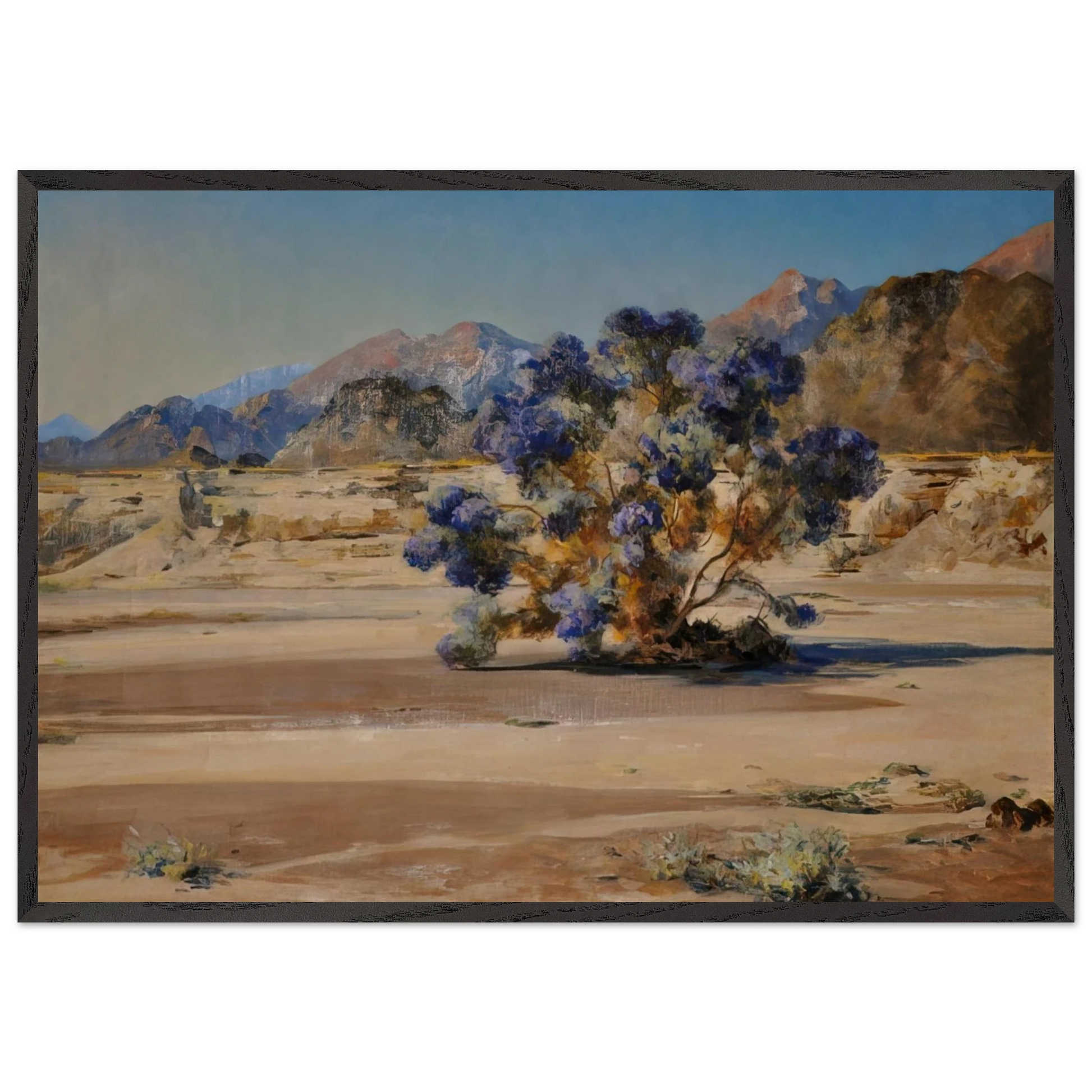 Smoketree - Post-Impressionism - Agnes Lawrence Pelton Framed Art Print – Black Wooden Frame - Default Title - -Framed Art Print