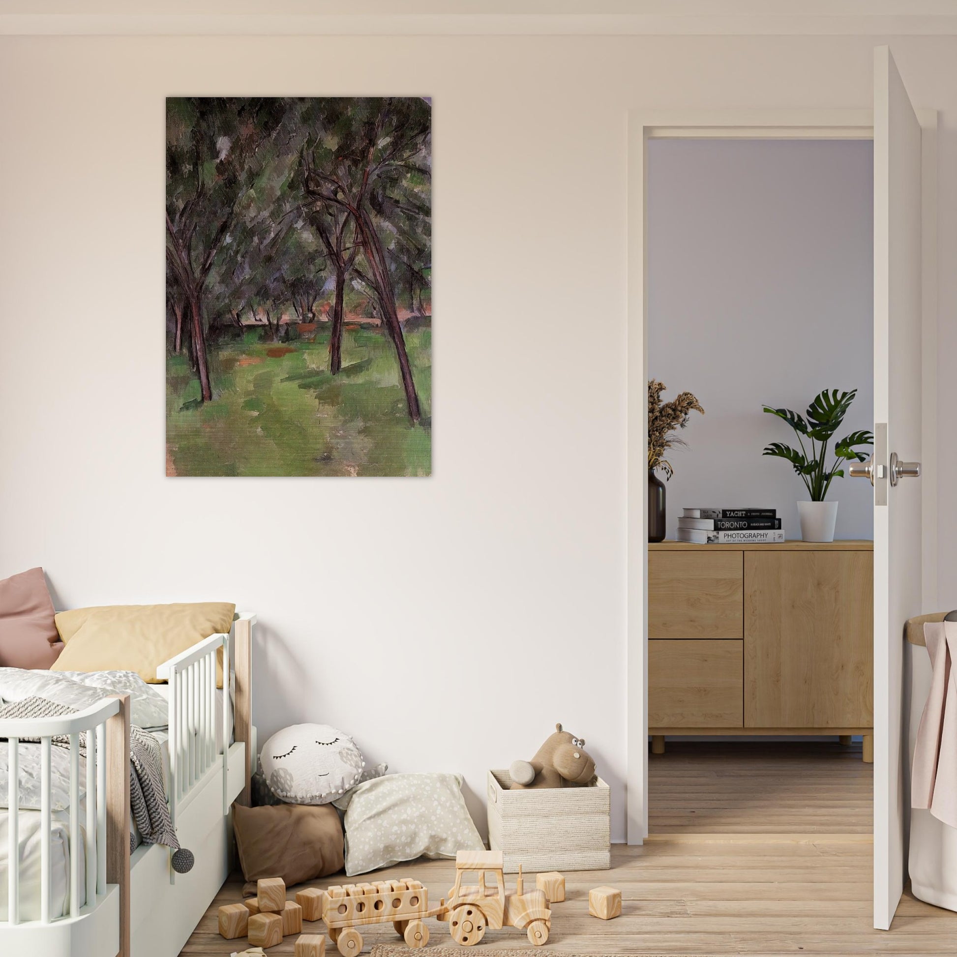 A Close - Paul Cézanne Brushed Aluminum Print - 70x100 cm / 28x40 inches | Paul Cézanne Aluminum Print | Paul Cézanne Prints