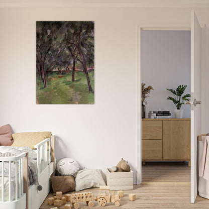 A Close - Paul Cézanne Brushed Aluminum Print - 70x100 cm / 28x40 inches | Paul Cézanne Aluminum Print | Paul Cézanne Prints