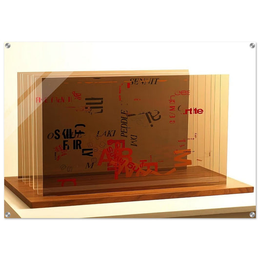 Not Wanting To Say Anything About Marcel, II - 1969 - John Cage Acrylic Print - 70x100 cm / 28x40″ inches