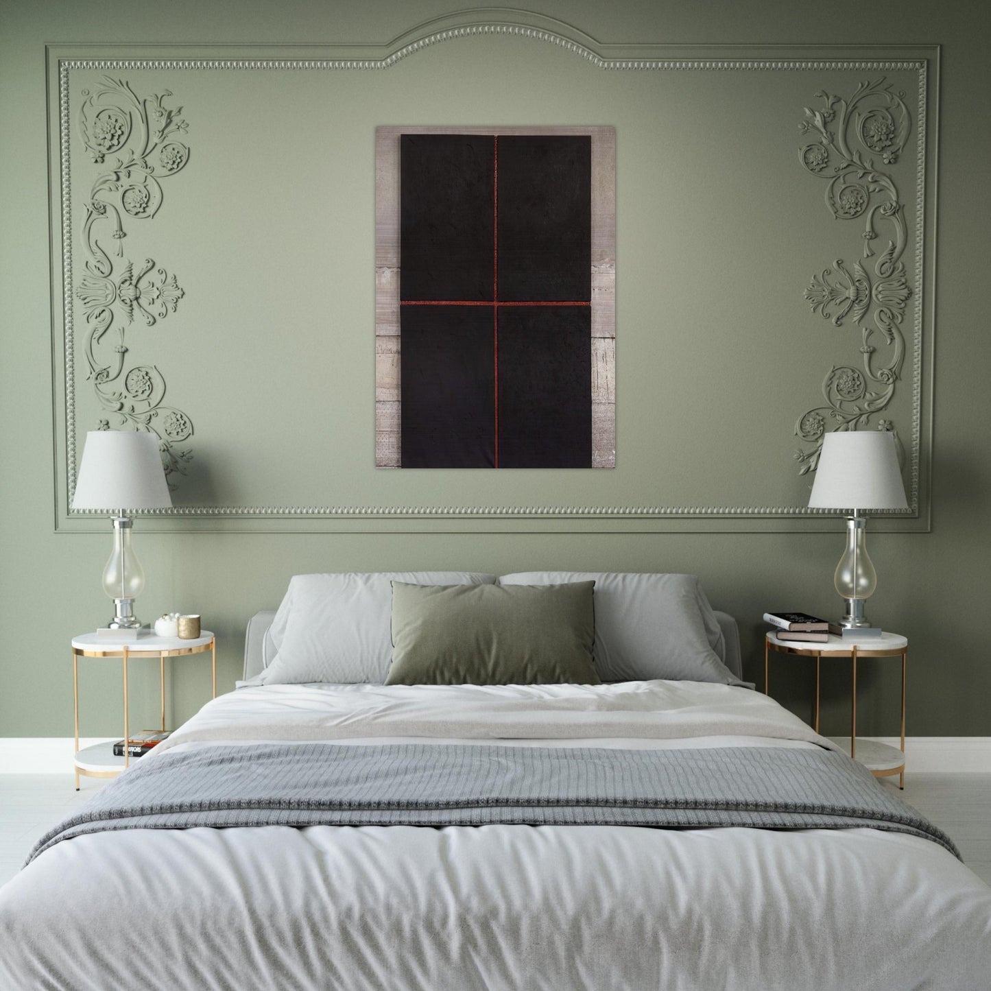 Untitled First Relief - 1961 - Donald Judd Brushed Aluminum Print - 70x100 cm / 28x40 inches | Donald Judd Aluminum Print | Donald Judd Prints