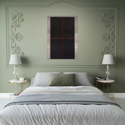 Untitled First Relief - 1961 - Donald Judd Brushed Aluminum Print - 70x100 cm / 28x40 inches | Donald Judd Aluminum Print | Donald Judd Prints