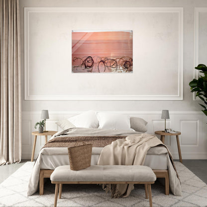 New River Watercolor, Series IV, #4 - 1988 - John Cage Acrylic Print - 70x100 cm / 28x40″ inches | John Cage Wall Art | John Cage Prints