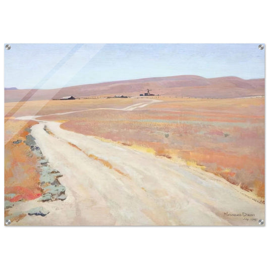 ABANDONED RANCH 1935 - Maynard Dixon Acrylic Print - 70x100 cm / 28x40″ inches