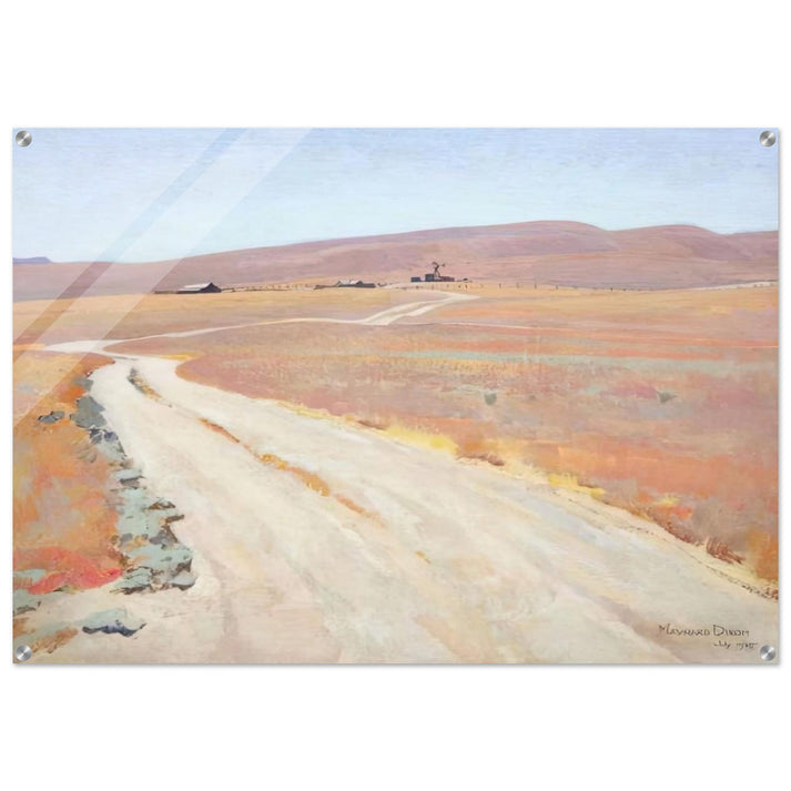 ABANDONED RANCH 1935 - Maynard Dixon Acrylic Print - 70x100 cm / 28x40″ inches