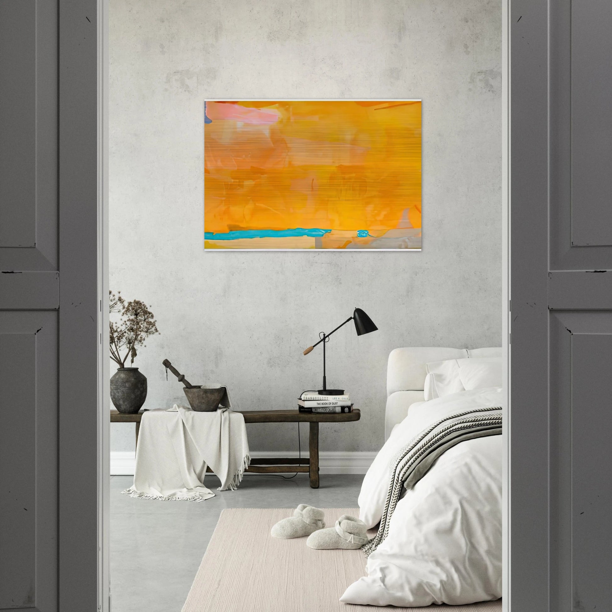Royal Fireworks, 1975- - Helen Frankenthaler Brushed Aluminum Print - 70x100 cm / 28x40 inches | Helen Frankenthaler Aluminum Print | Helen Frankenthaler Prints