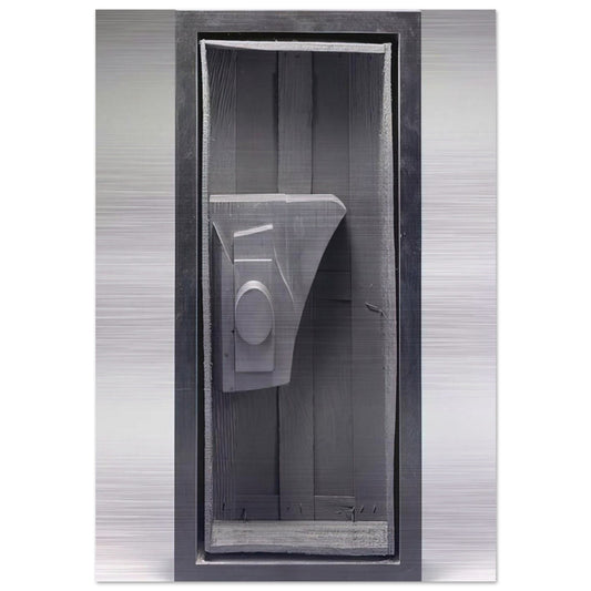 VOYAGE NO II - Louise Nevelson Brushed Aluminum Print - 70x100 cm / 28x40 inches | Louise Nevelson Aluminum Print | Louise Nevelson Prints