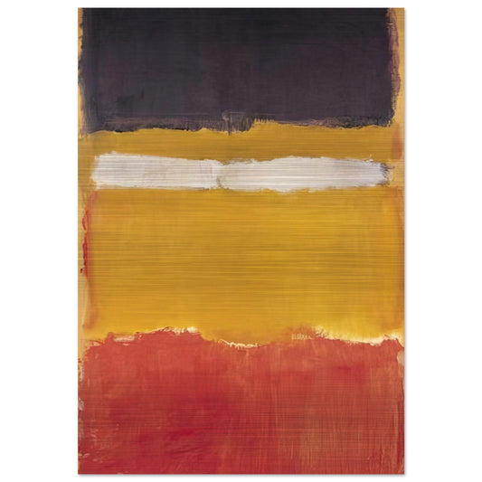 Number 24 Untitled - 1951 - Mark Rothko Brushed Aluminum Print - 70x100 cm / 28x40 inches | Mark Rothko Aluminum Print | Mark Rothko Prints