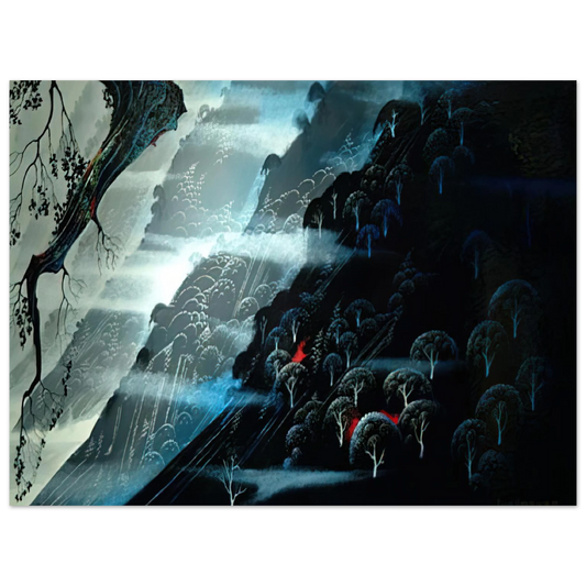 Eyvind Earle - Coastline Fogl Fine Art Poster - Default Title