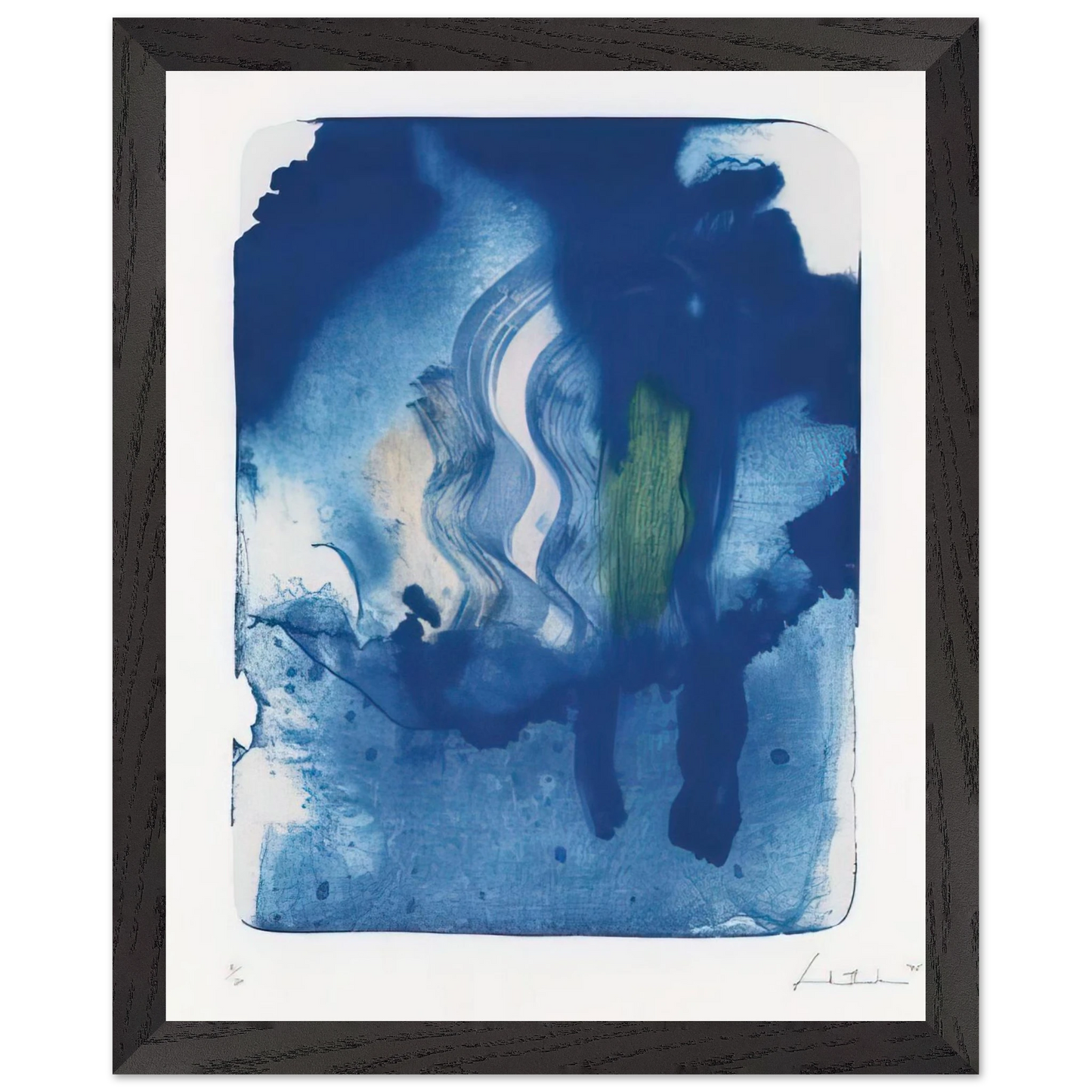 Helen Frankenthaler - Reflections V - 1995 Wall art - 40x50 cm / 16x20 inches - Fine Art Poster - -