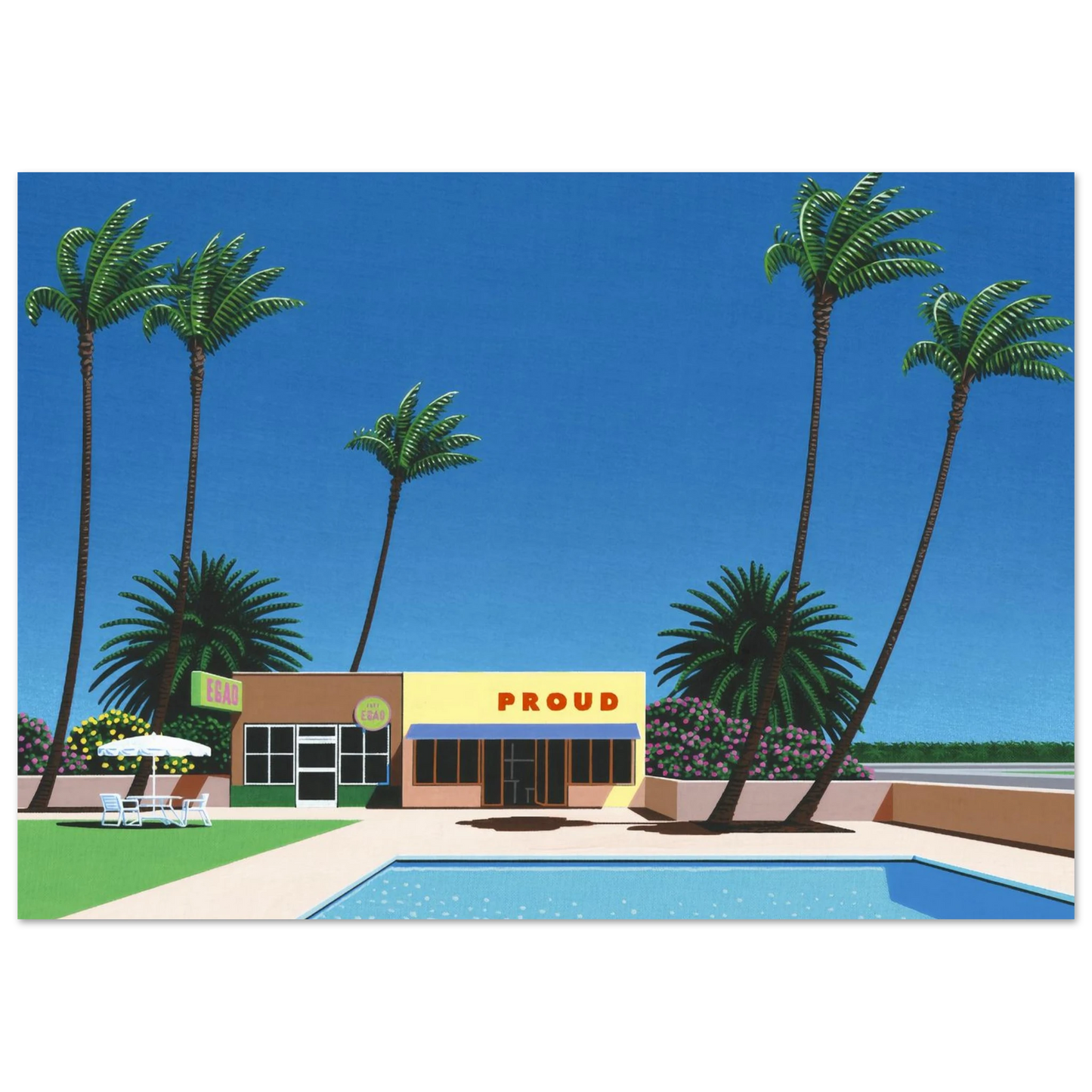 Hiroshi Nagai - Proud Funk Wall Art - 60x80 cm / 24x32 inches - Fine Art Poster - -