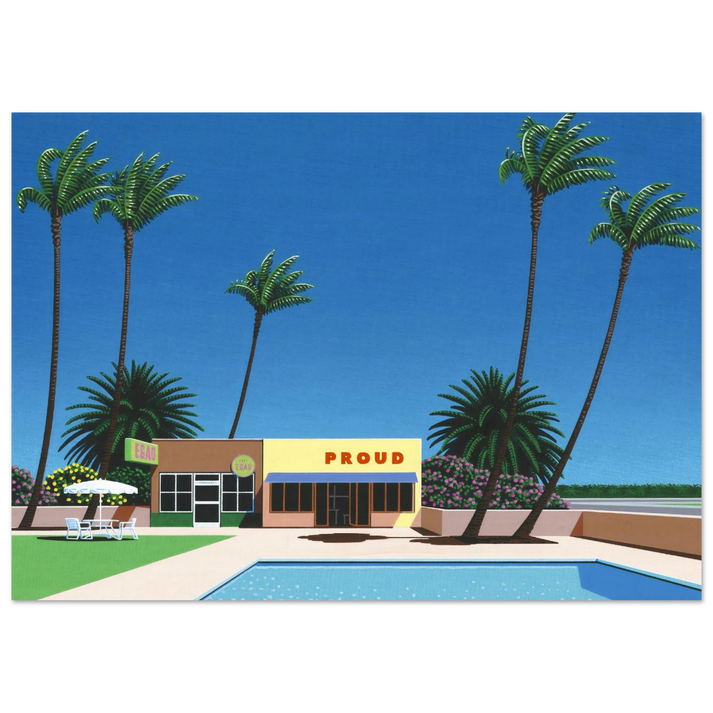 Hiroshi Nagai - Proud Funk Wall Art - 60x80 cm / 24x32 inches - Fine Art Poster - -