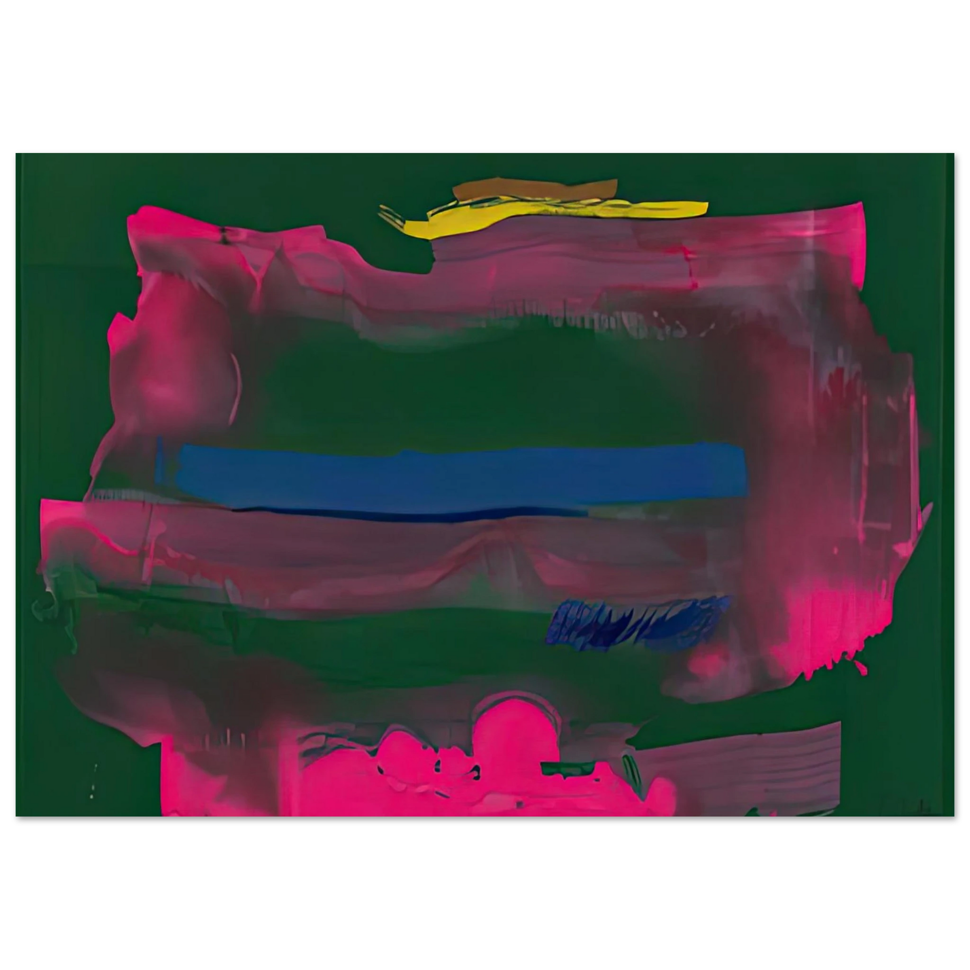 Helen Frankenthaler - Reef, 1991- Wall Art - 30x40 cm / 12x16 inches - Fine Art Poster - -