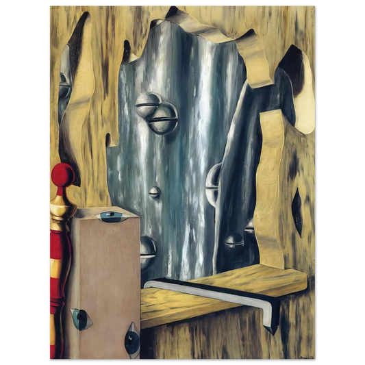 Rene Magritte - THE SILVER GAP 1926 Fine Art Poster - Default Title