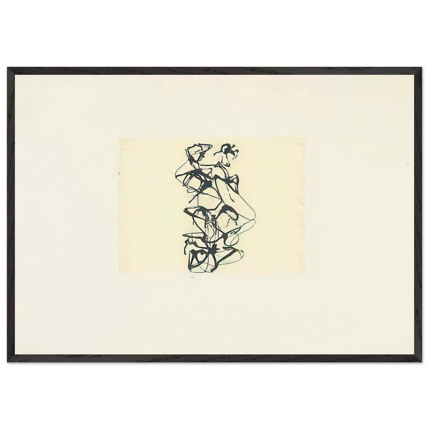 Cyprian Evocation - 1992 - Brice Marden Framed Art Print – Black Wooden Frame - Default Title - -Framed Art Print