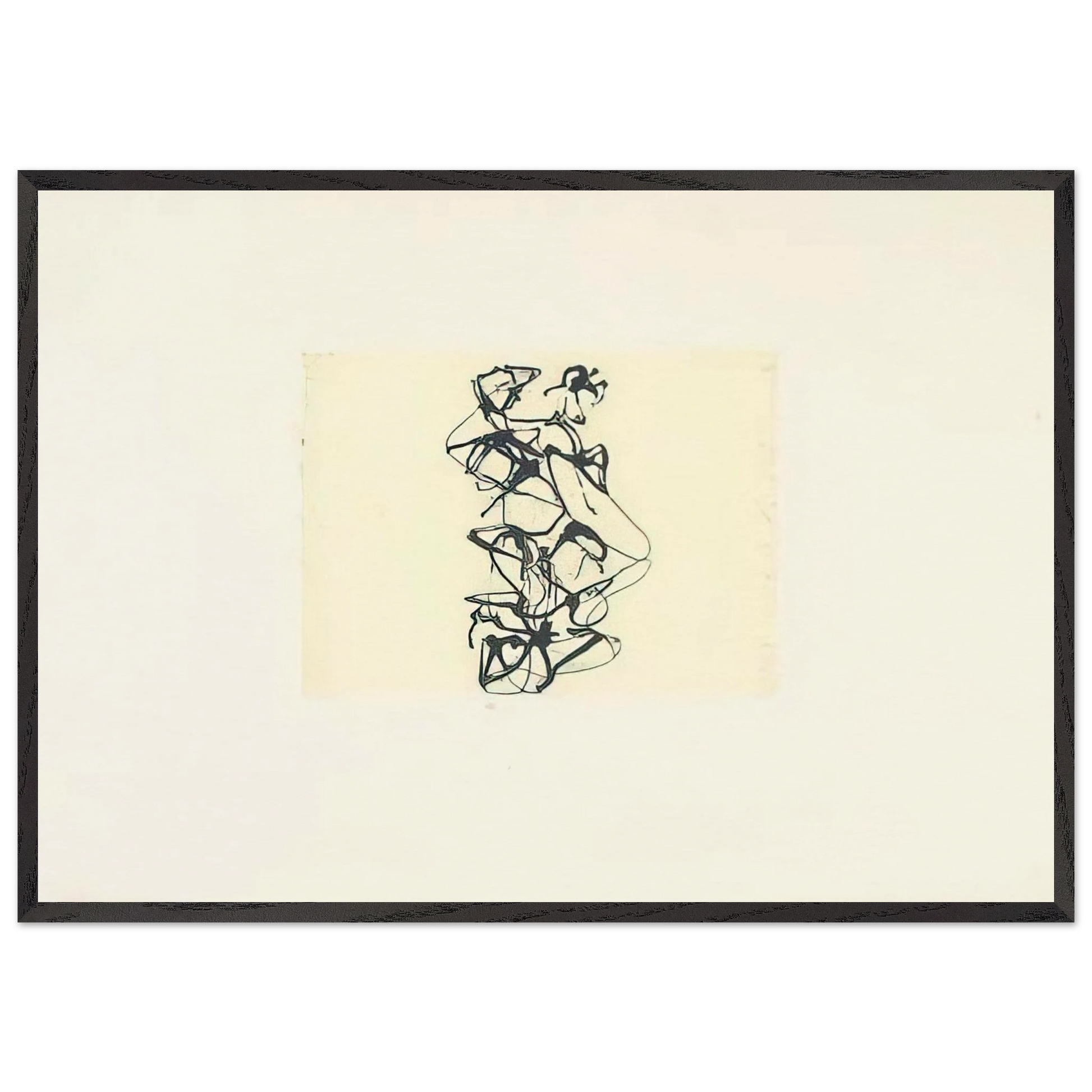 Cyprian Evocation - 1992 - Brice Marden Framed Art Print – Black Wooden Frame - Default Title - -Framed Art Print