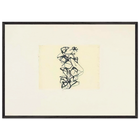 Cyprian Evocation - 1992 - Brice Marden Framed Art Print – Black Wooden Frame - Default Title - -Framed Art Print