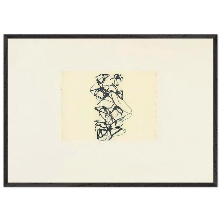 Cyprian Evocation - 1992 - Brice Marden 70x100 cm / 28x40 inches Framed Art Print – Black Wooden Frame
