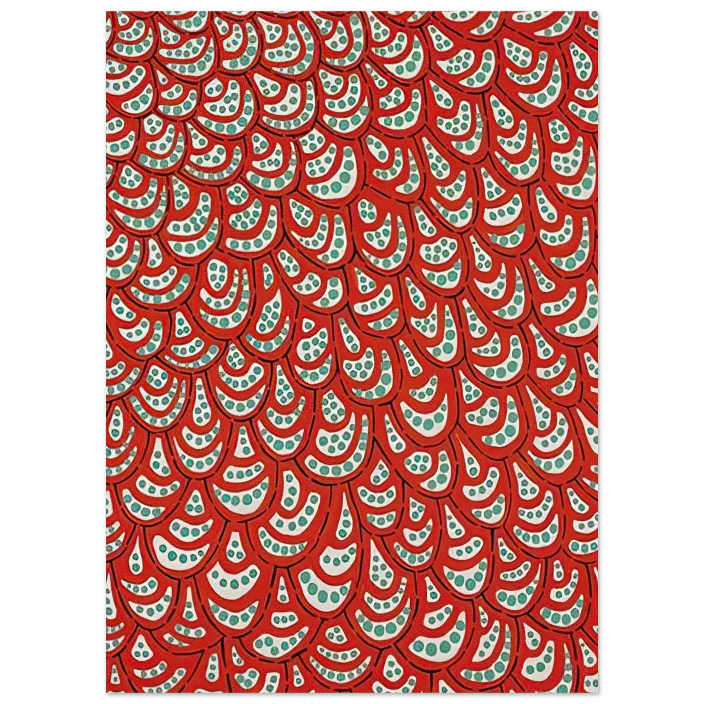 Yayoi Kusama - PETALS 1988 Fine Art Poster - 40x60 cm / 16x24 inches