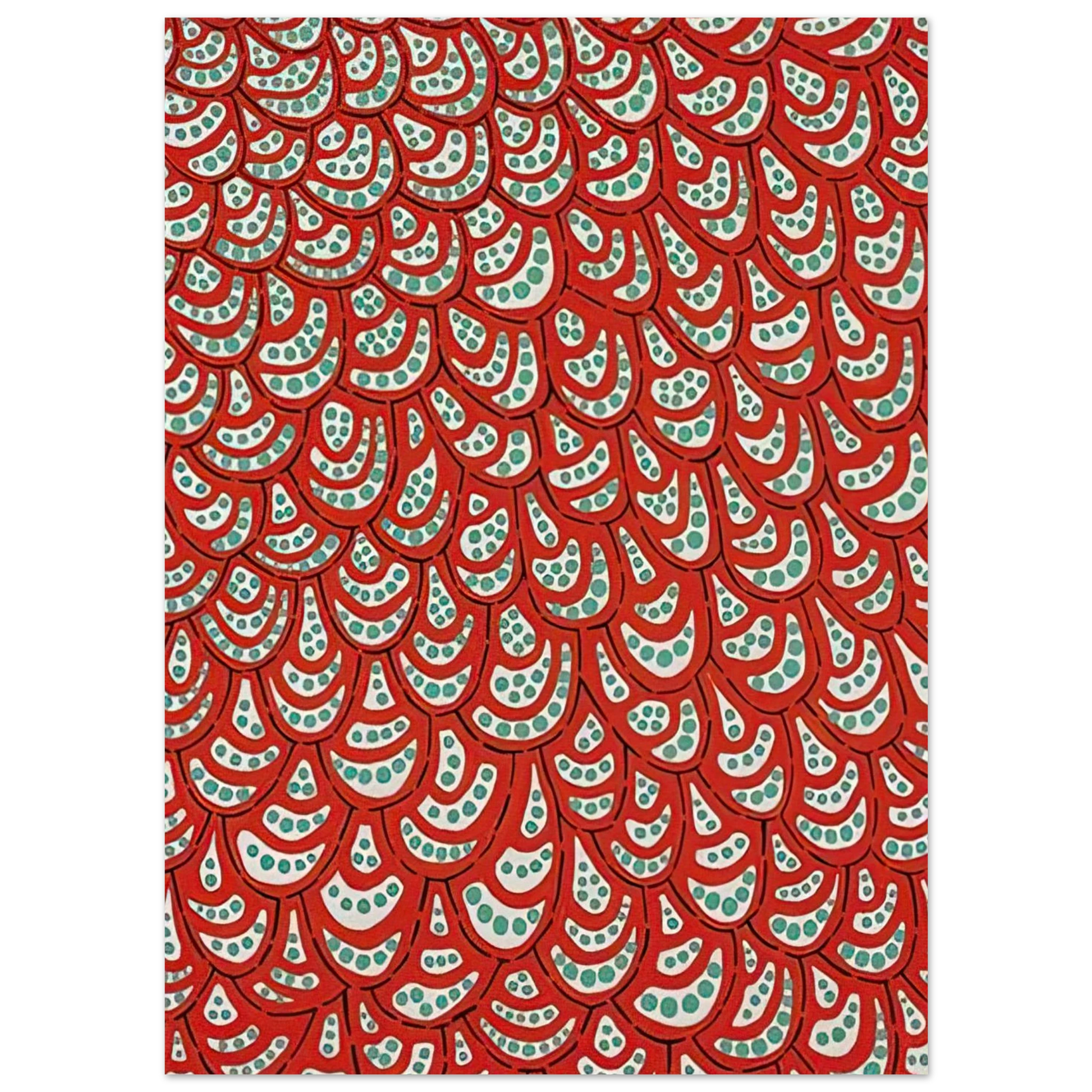 Yayoi Kusama - PETALS 1988 Fine Art Poster - 40x60 cm / 16x24 inches