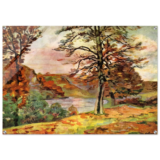 Landscape - 1870 - Armand Guillaumin Acrylic Print - 70x100 cm / 28x40″ inches | Armand Guillaumin Wall Art | Armand Guillaumin Prints