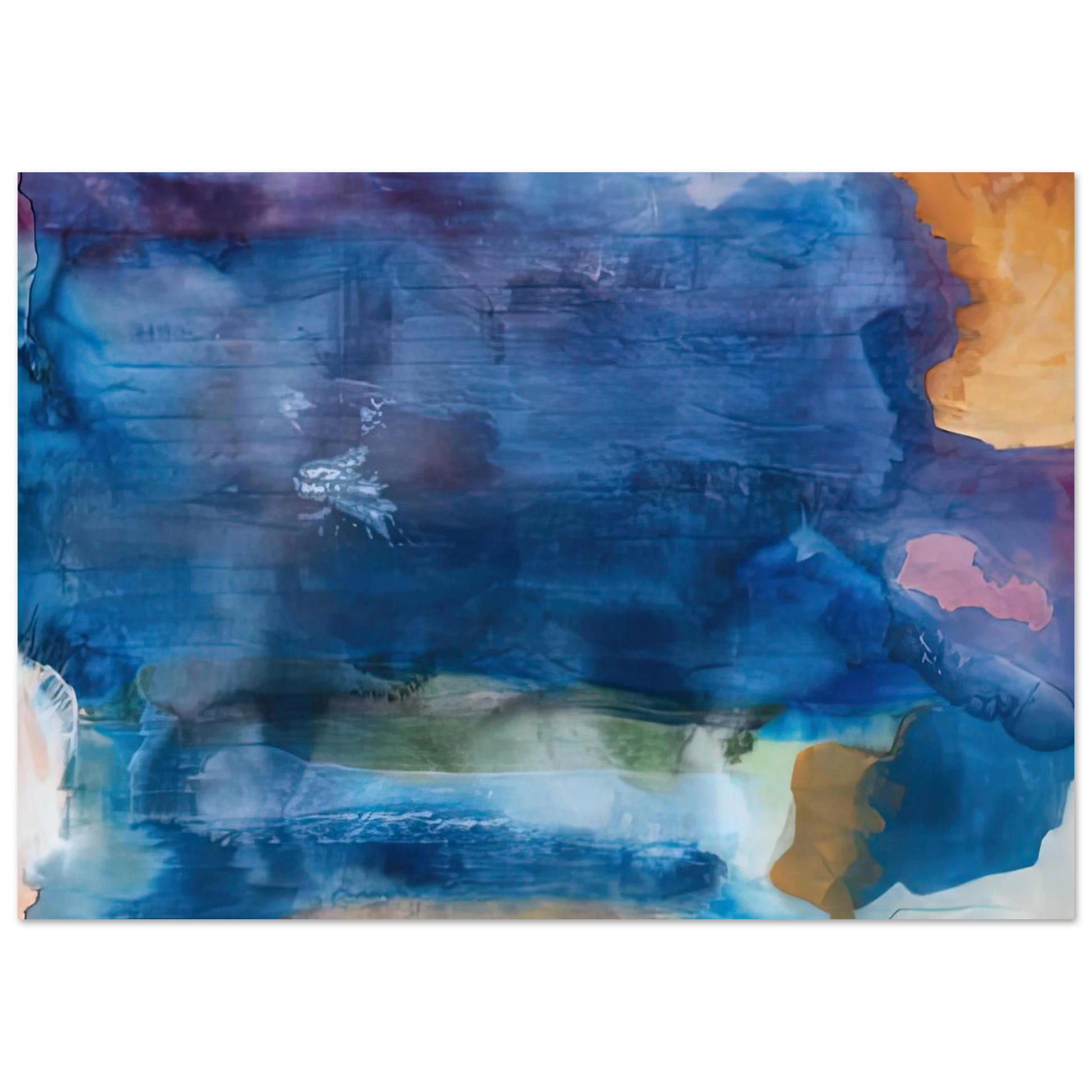 Helen Frankenthaler - Riverhead, 1963-64- Wall Art - 60x80 cm / 24x32 inches - Fine Art Poster - -