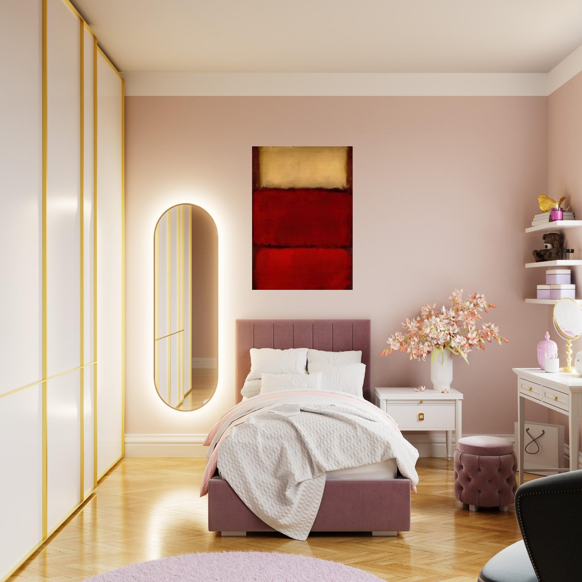 Red - 1964 - Mark Rothko Brushed Aluminum Print - 70x100 cm / 28x40 inches | Mark Rothko Aluminum Print | Mark Rothko Prints