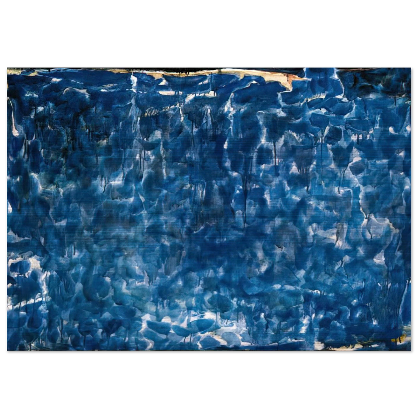 Untitled  SFP53-31  - Sam Francis Brushed Aluminum Print - 70x100 cm / 28x40 inches | Sam Francis Aluminum Print | Sam Francis Prints